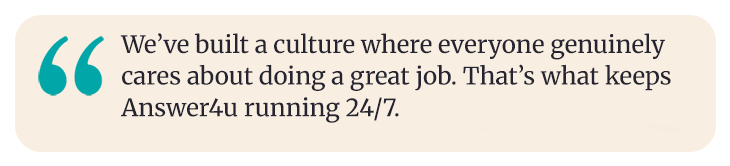 Sally-Anne Quote - Building a culture